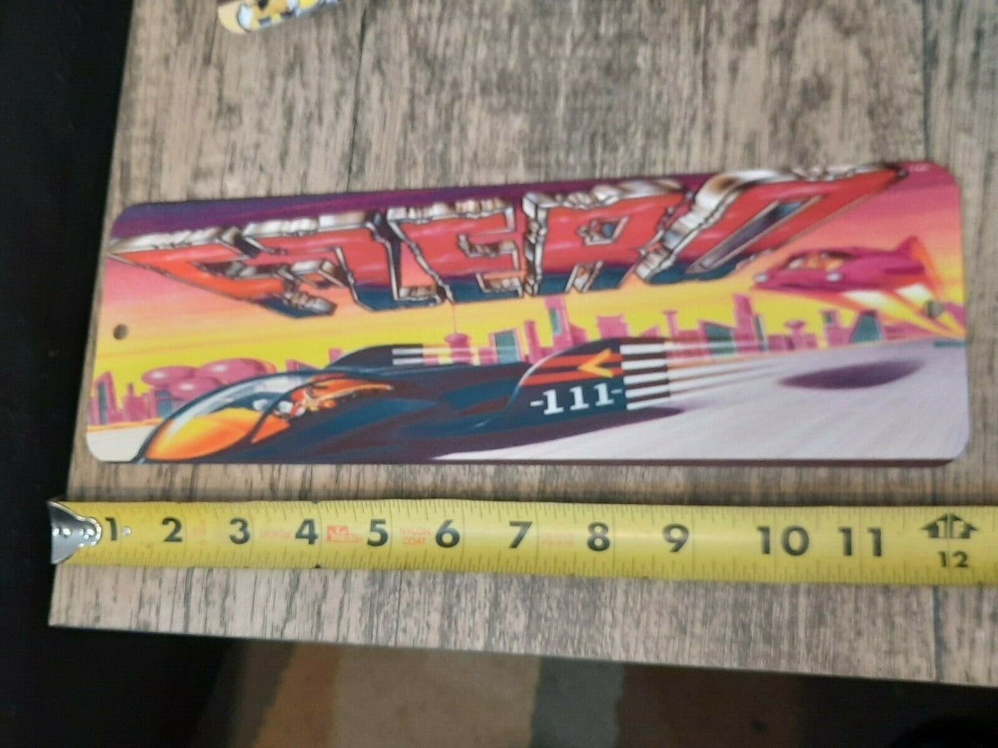 F-Zero Classic Arcade Marquee Banner 4x12 Metal Wall Sign Video Game