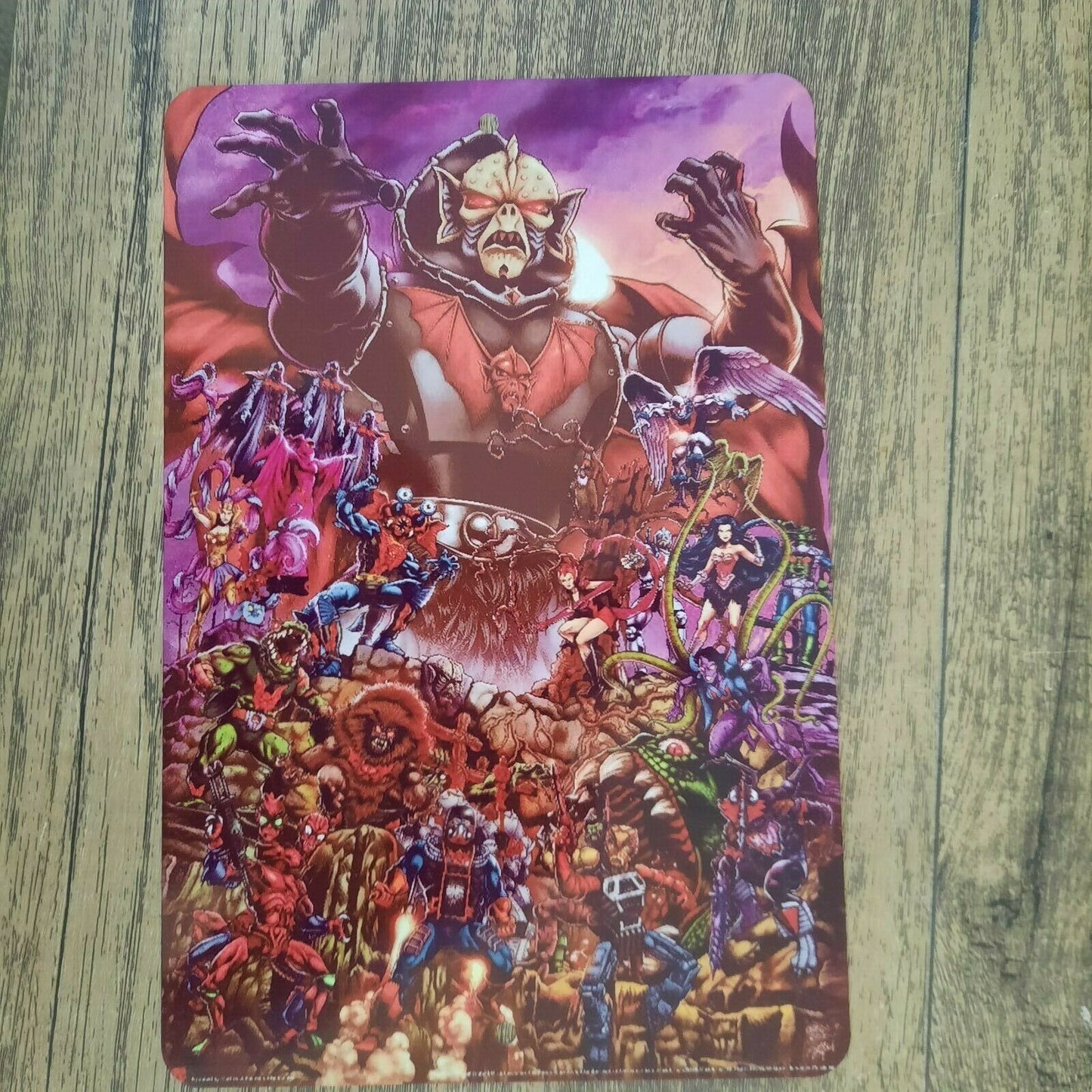 Evil Horde Hordak Grizzlor Mantenna Leech Modulok Multi Bot 8x12 Metal Wall Sign Retro 80s Cartoon