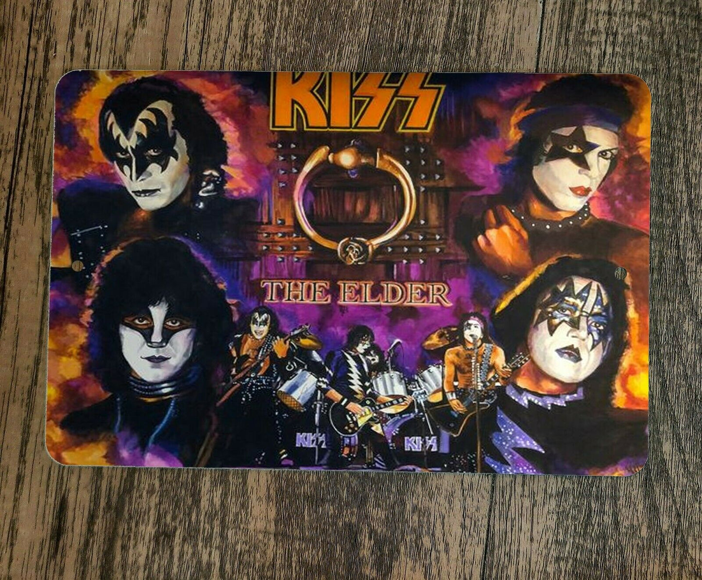 KISS The Elder 8x12 Metal Wall Sign Music