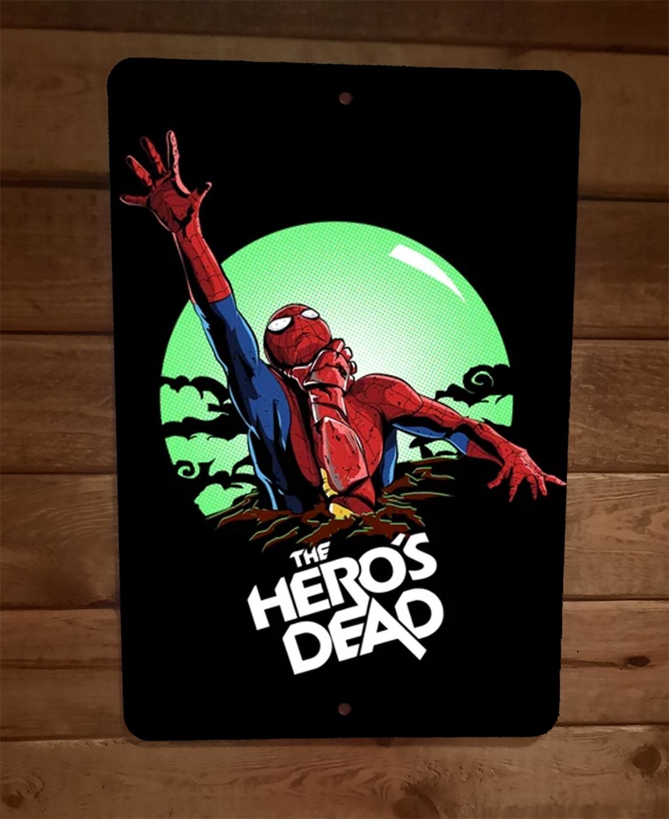 The Heros Dead Evil Spidey Spider Man Parody 8x12 Metal Wall Sign Post –  Sign Junky