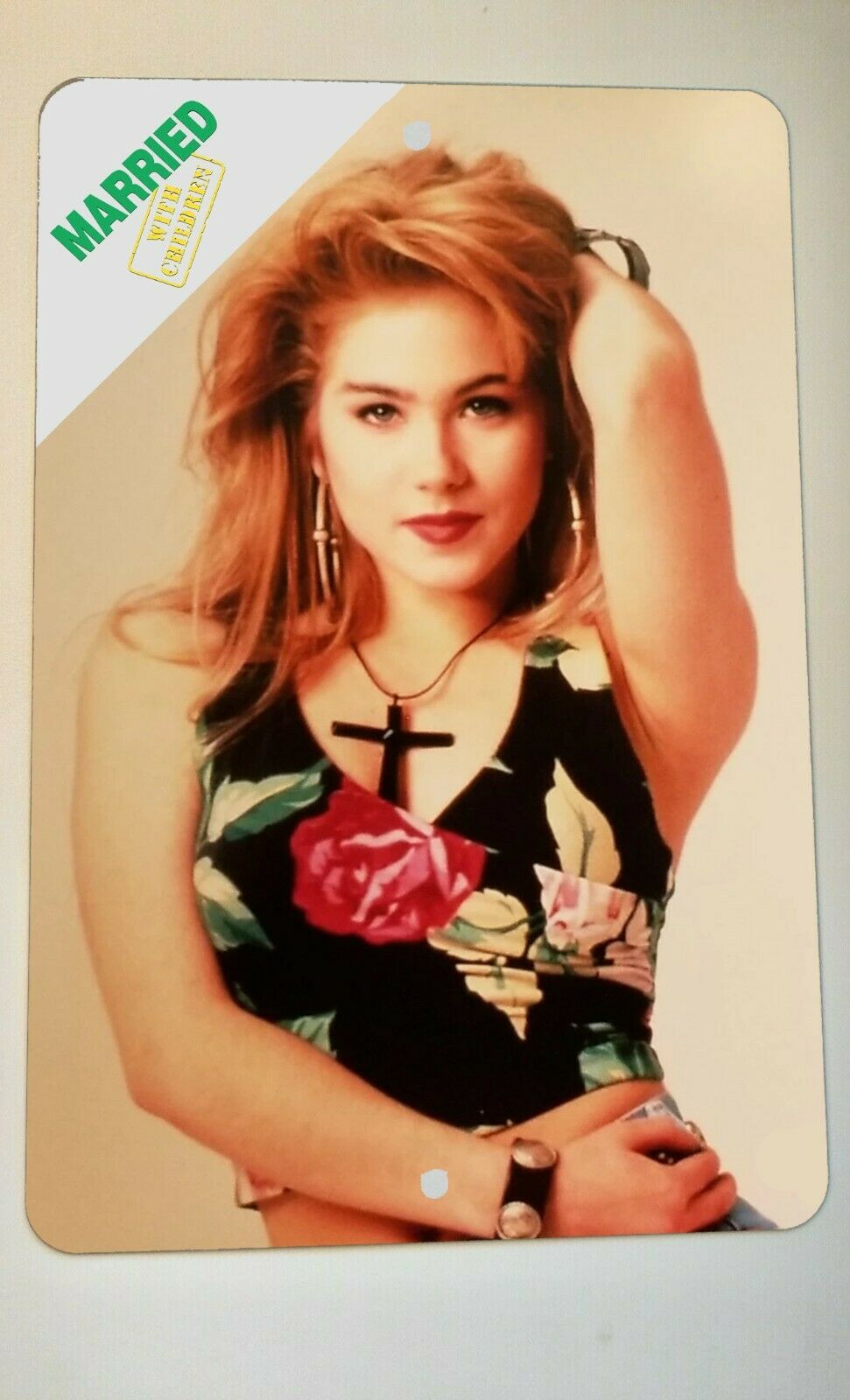 Kelly Bundy Married With Children Christina Applegate 8x12 Metal Wall Sign Comedy TV Show Sitcom Movie Poster