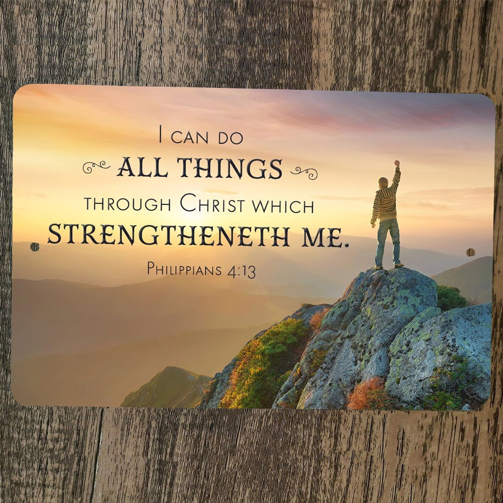 Philippians 4 13 Bible Verse I Can Do All Things Christ 8x12 Metal Wal philippians-4-13-bible-verse-i-can-do-all-things-christ-8x12-metal-wal