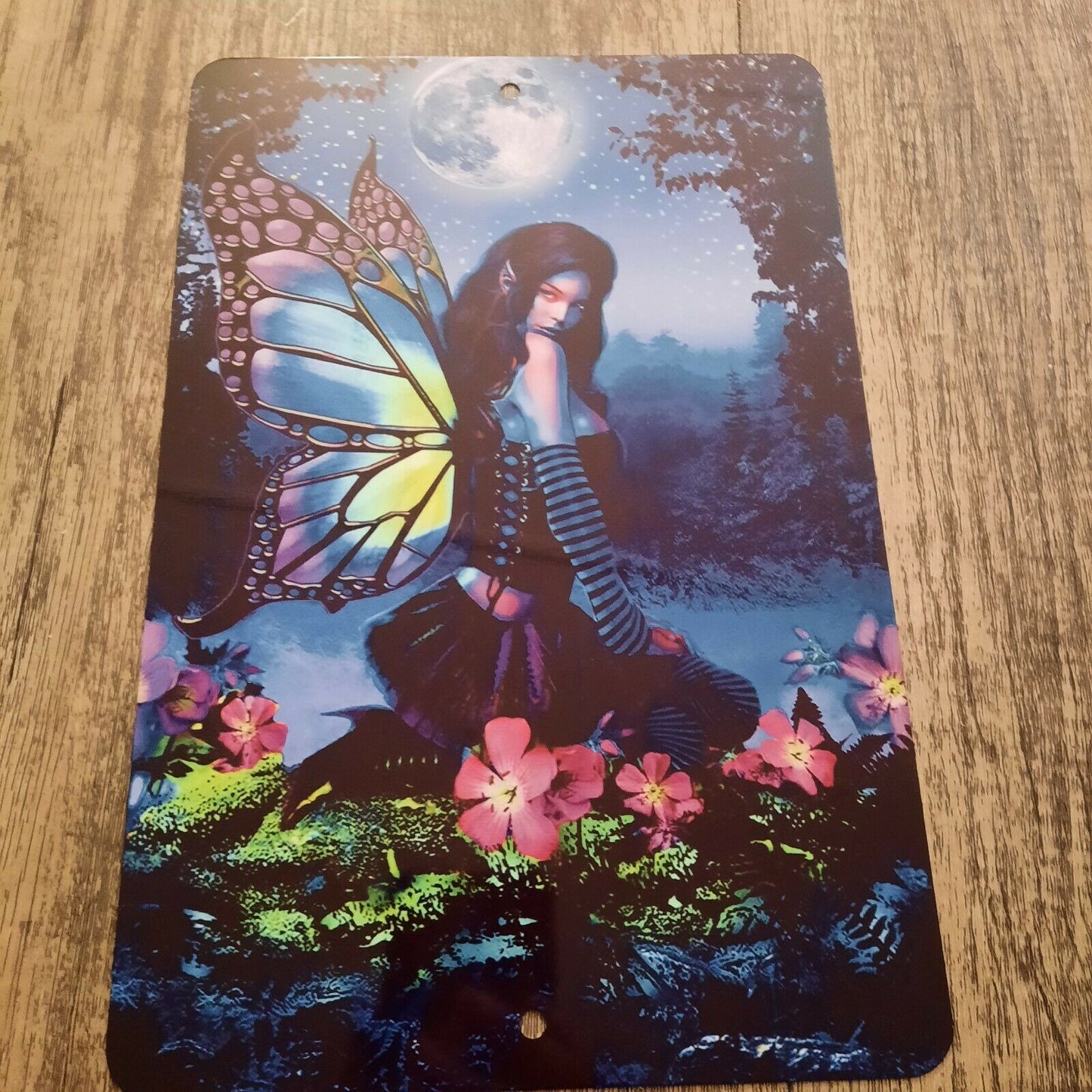 Garden Fairy 420 Mary Jane Weed Misc Poster Style 8x12 Metal Wall Sign