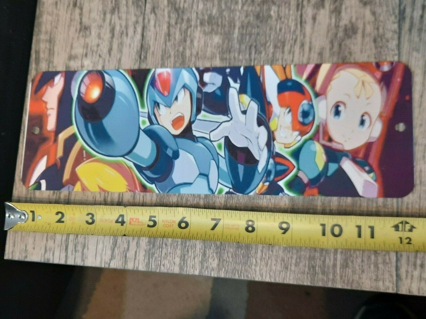 Mega Man Classic Arcade Marquee Banner 4x12 Metal Wall Sign #1 Retro 80s Video Game