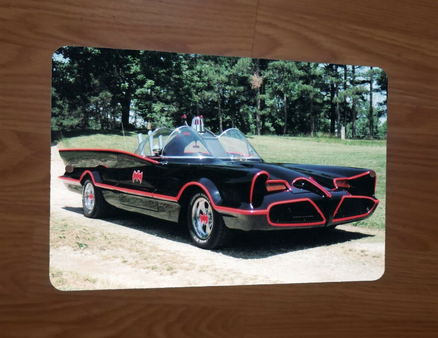 1955 Lincoln Futura The Original Batmobile Car 8x12 Metal Wall Super Hero Movie Poster Car Sign