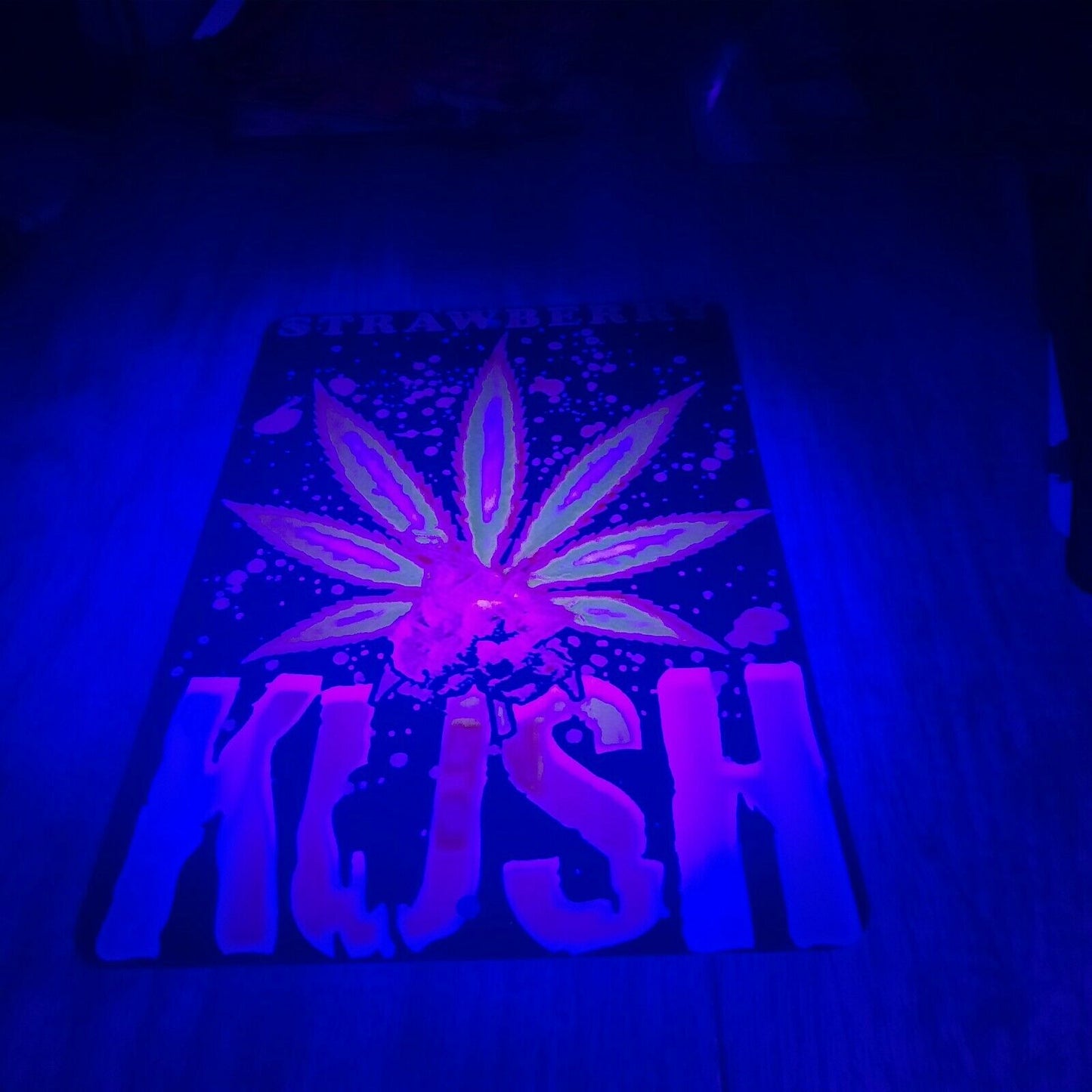 Strawberry Kush Weed 8x12 Metal Wall Sign 420 Poster