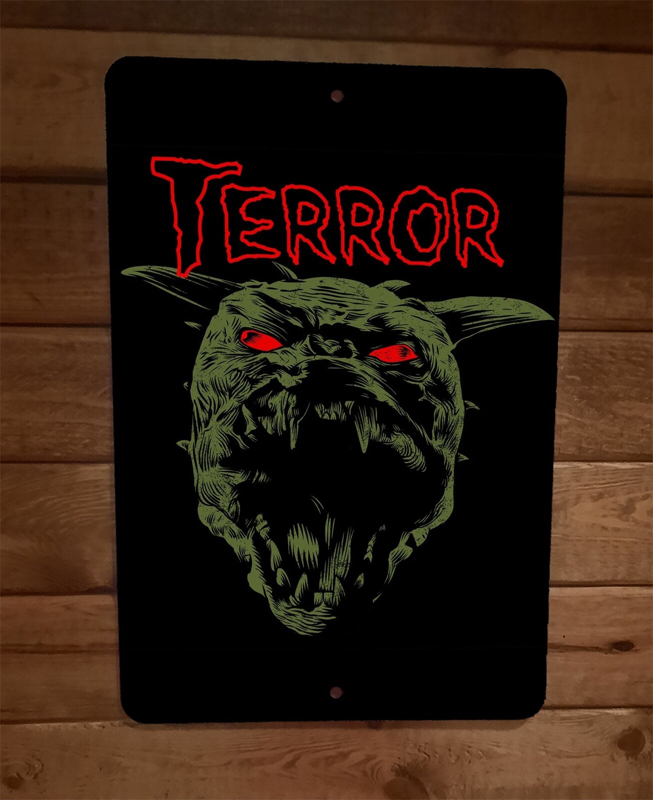Terror Hell Hounds Dogs Ghostbusters 8x12 Metal Wall Sign