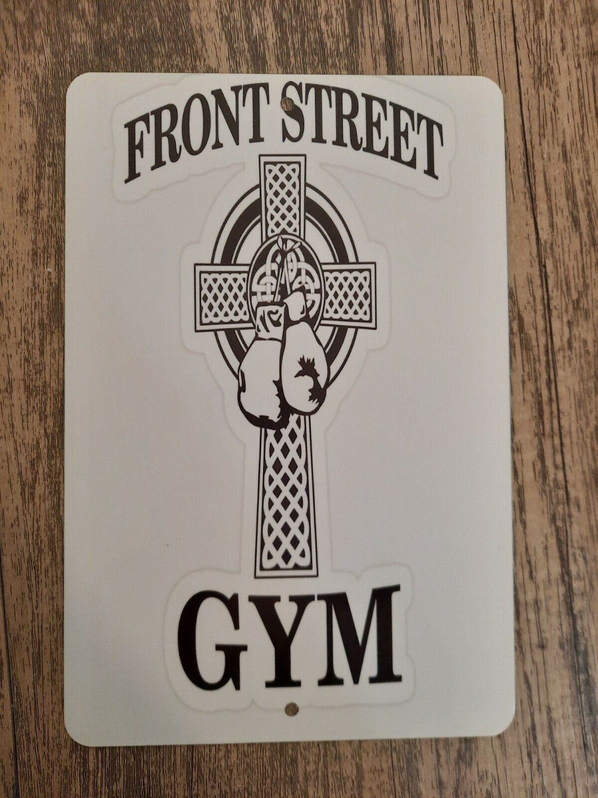 Front Street Gym 8x12 Metal Wall Sign Rocky Boxing Sports TV Movie Poster