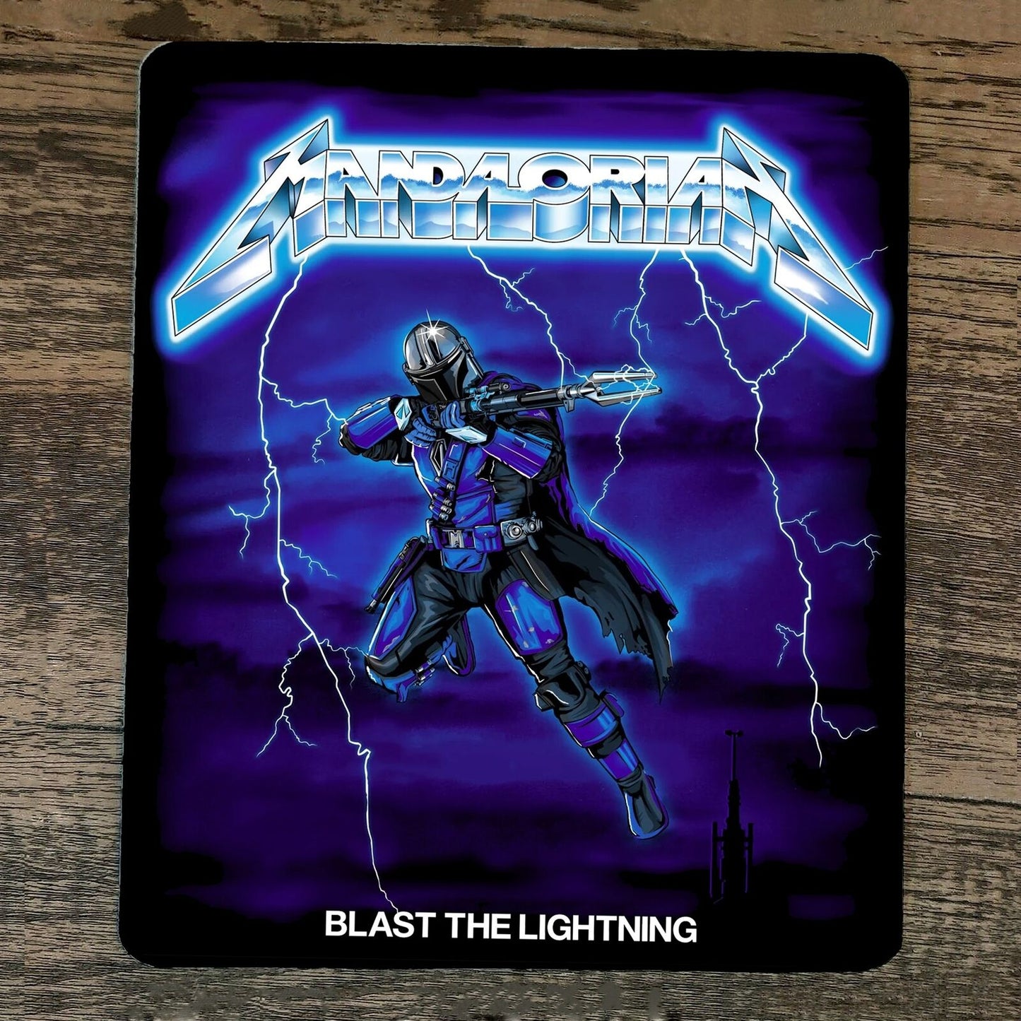 Mouse Pad Blast The Lightning Mandalorian Star Wars