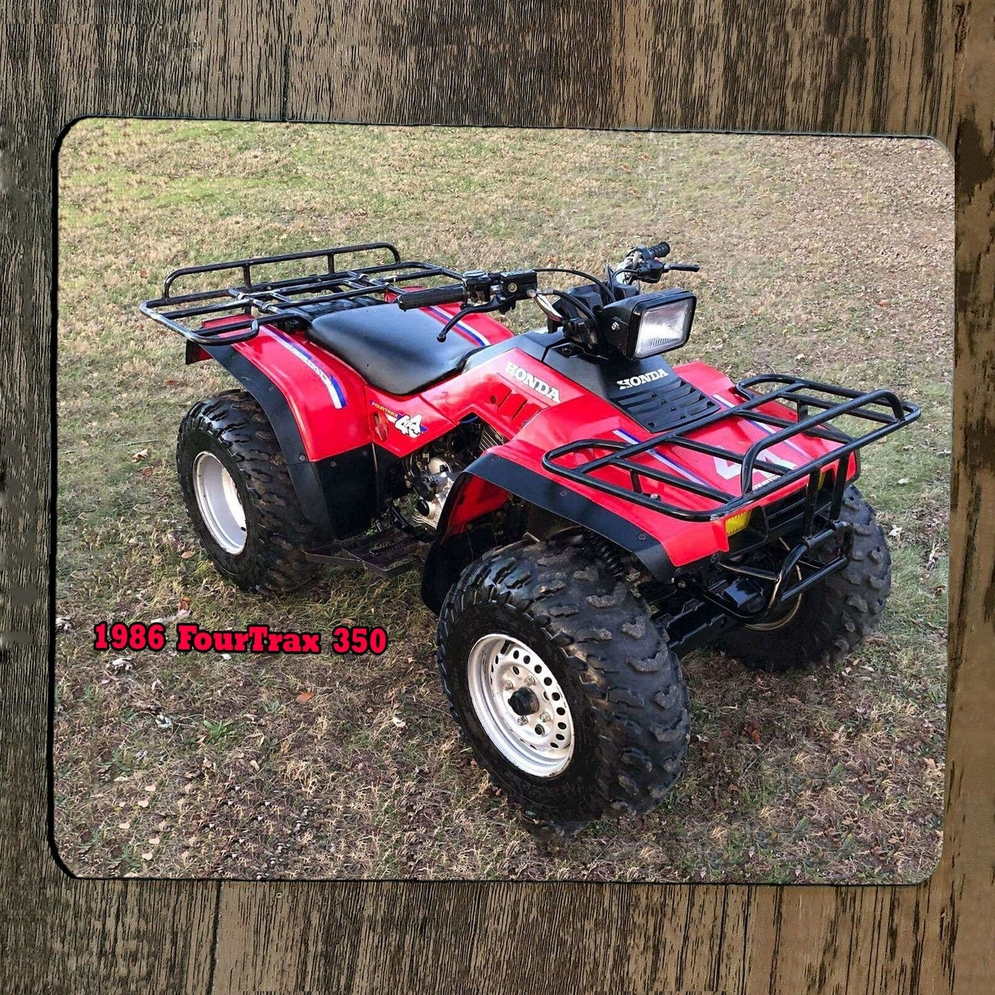 Mouse Pad 1986 Honda Fourtrax 350 ATV 3 Wheeler Bike