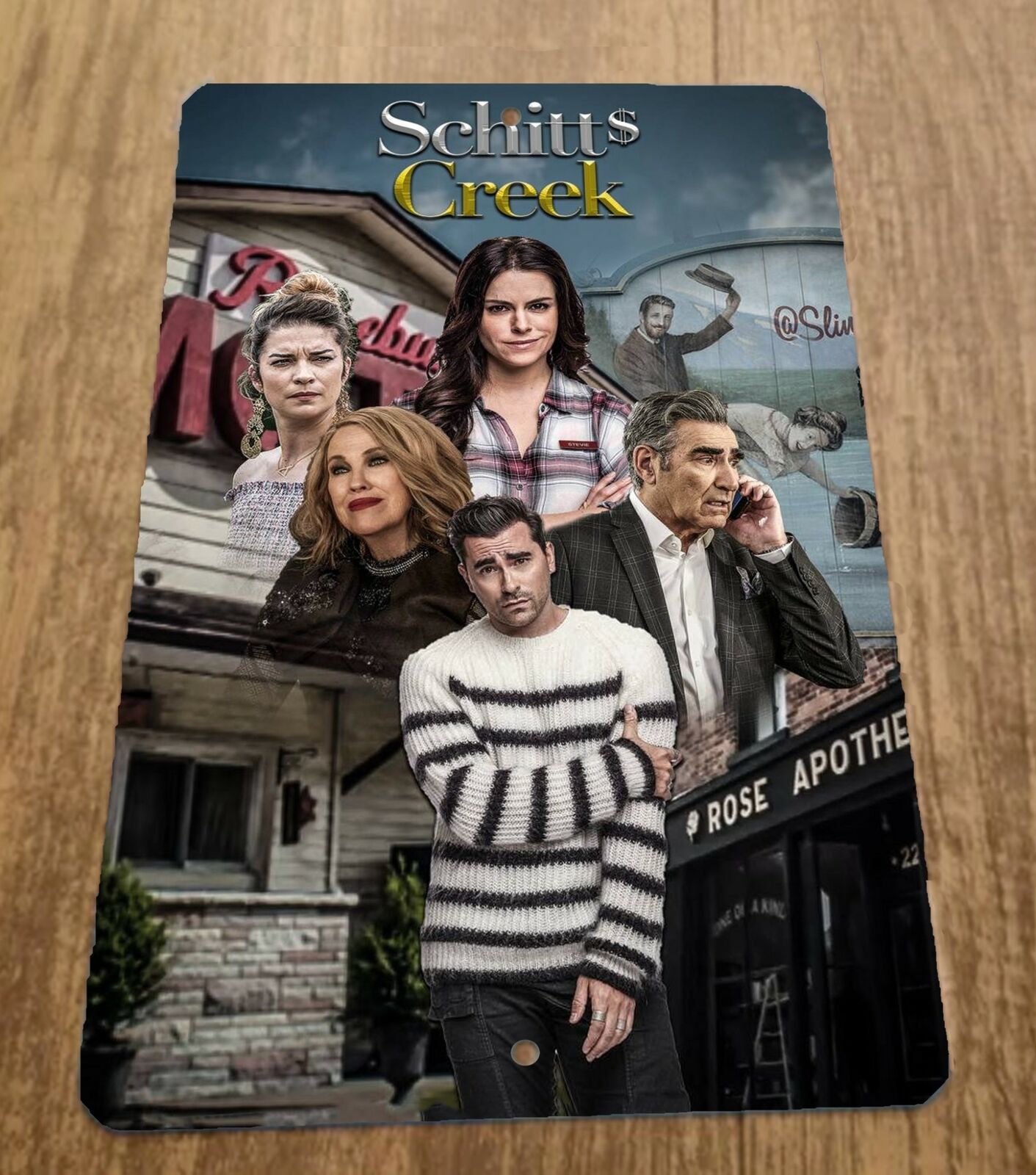 Schitts Creek 8x12 Metal Wall Sign TV Show