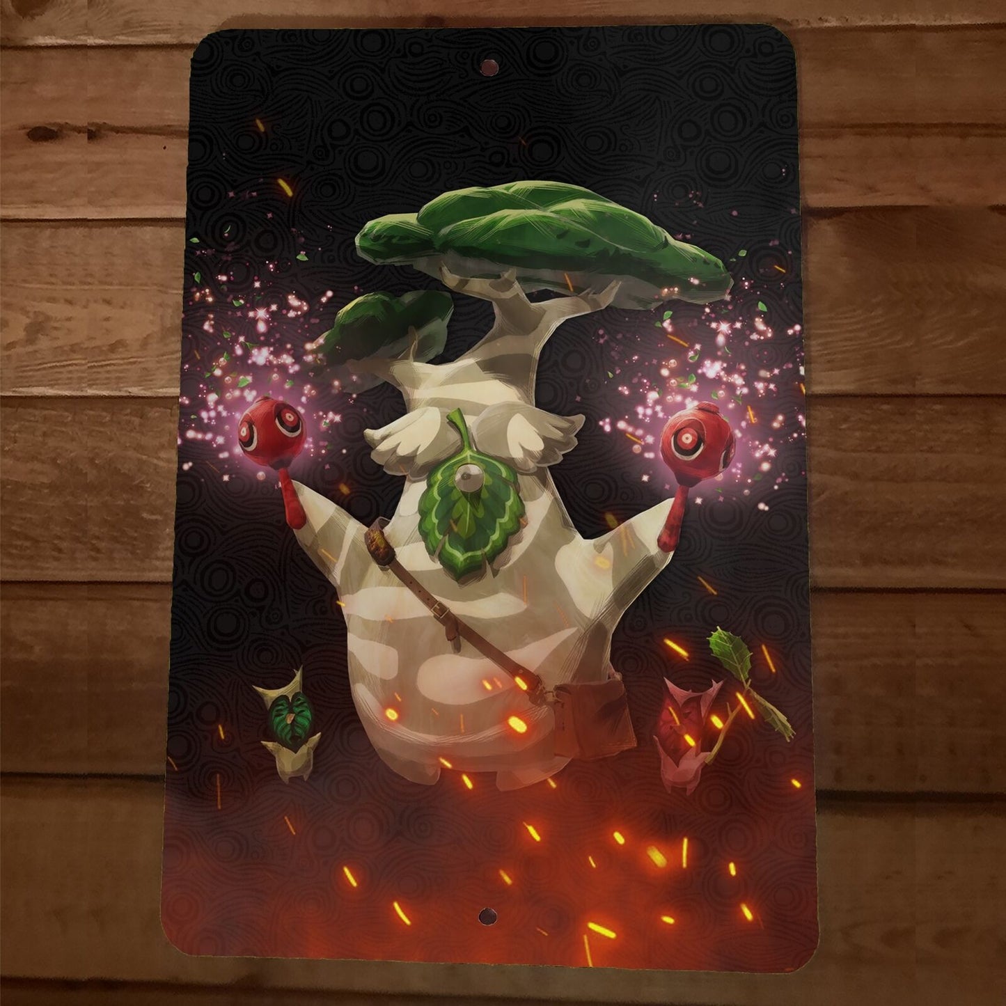 The Legend of Hetsu Zelda 8x12 Metal Wall Video Game Sign Poster