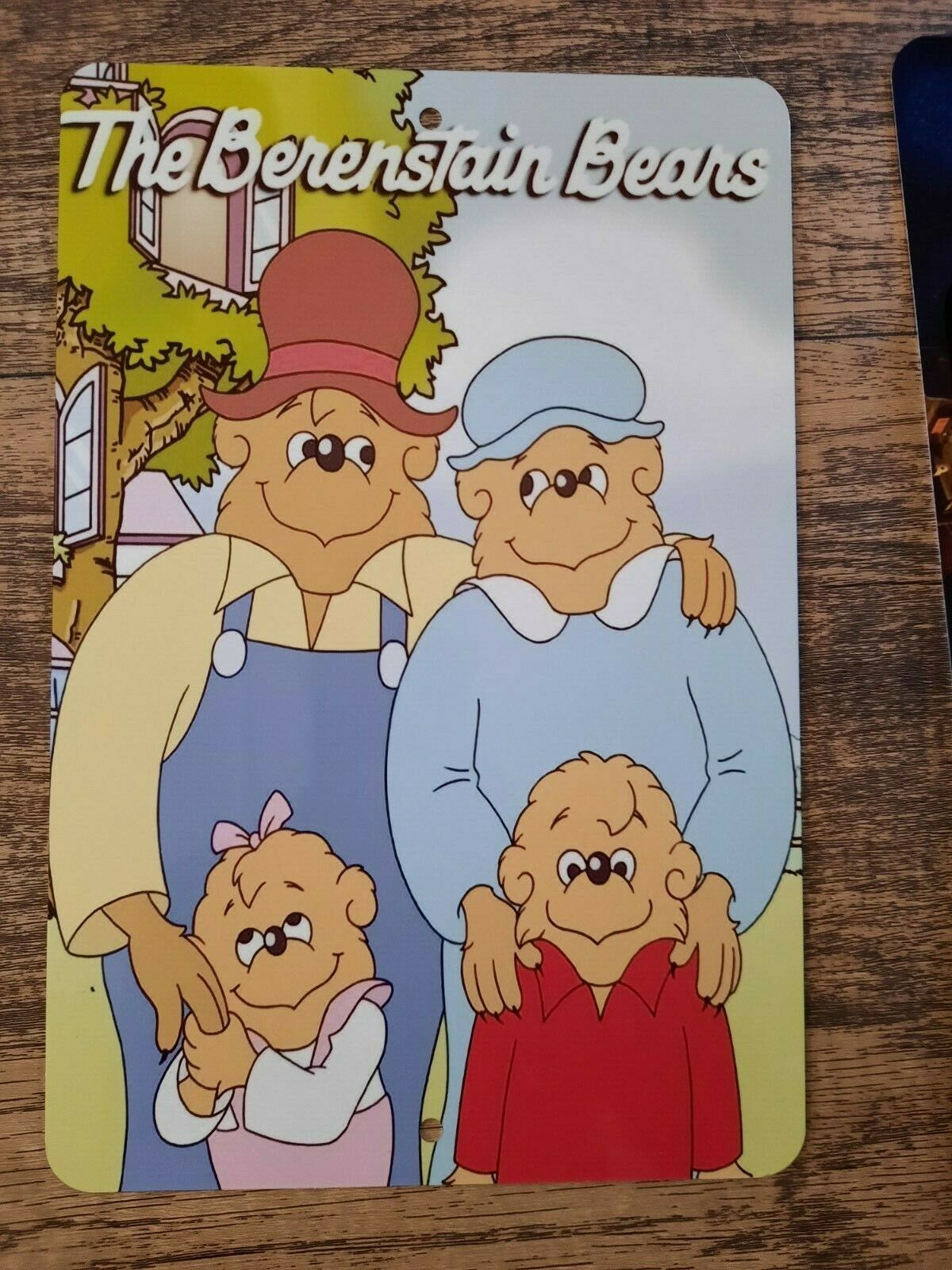 The Berenstain Bears 8x12 Metal Wall Sign Hanna Barbera Classic Cartoon