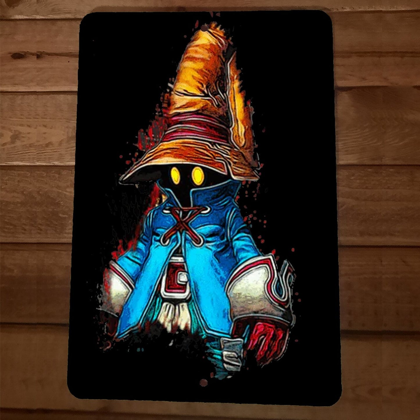 The Black Mage Final Fantasy 9 FFIX Vivi 8x12 Metal Wall Video Game Sign Poster
