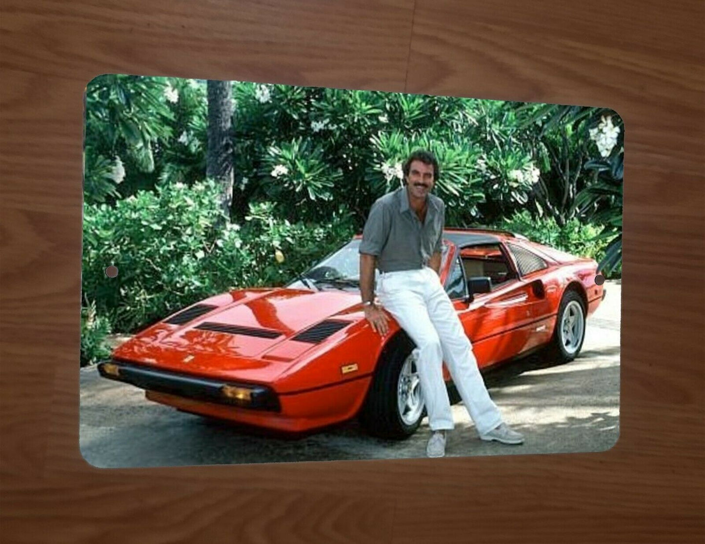 Magnum PI TV Show 8x12 Metal Wall Movie Sign