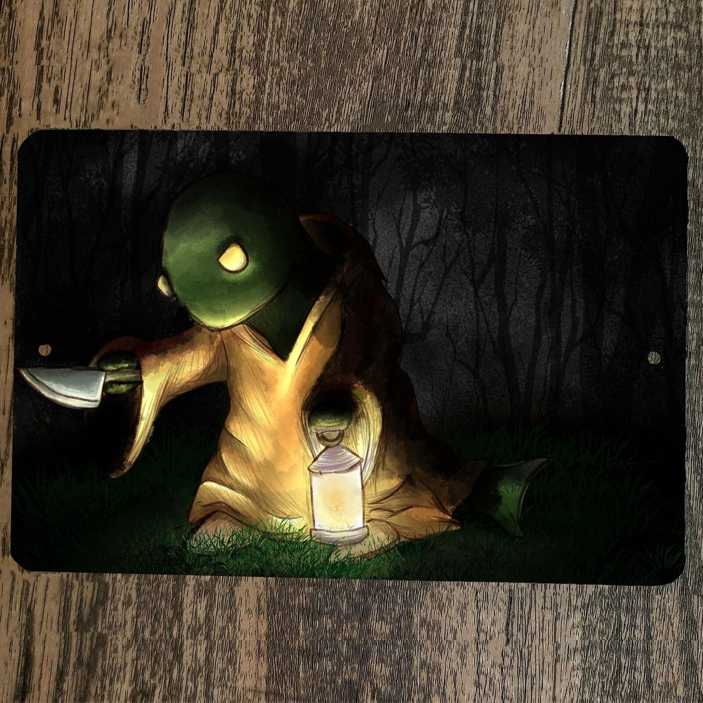 Dreaded Tonberry Knife Final Fantasy 8x12 Metal Wall Video Game Sign Poster #2