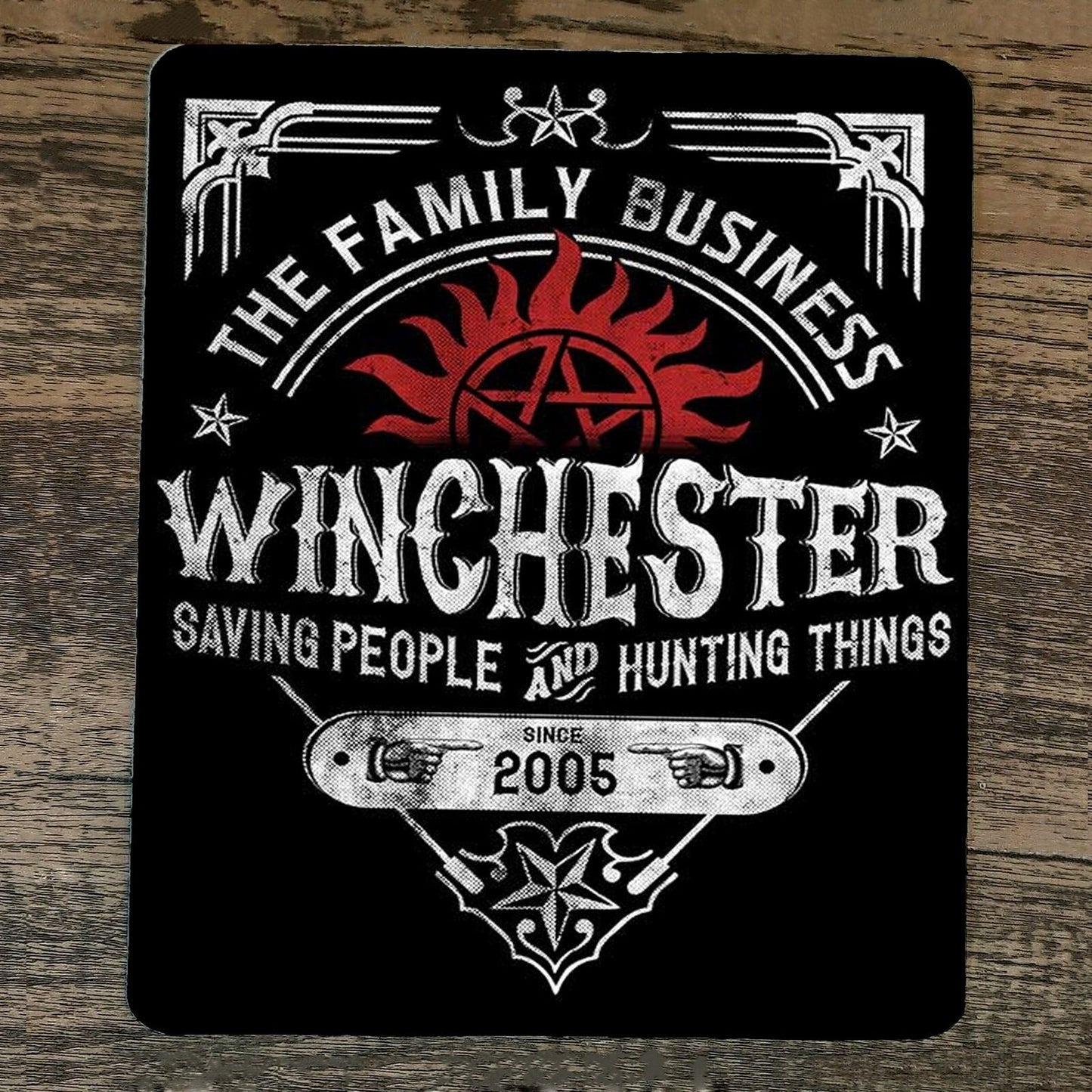 Mouse Pad Winchester The Family Business Saving People Hunting Things