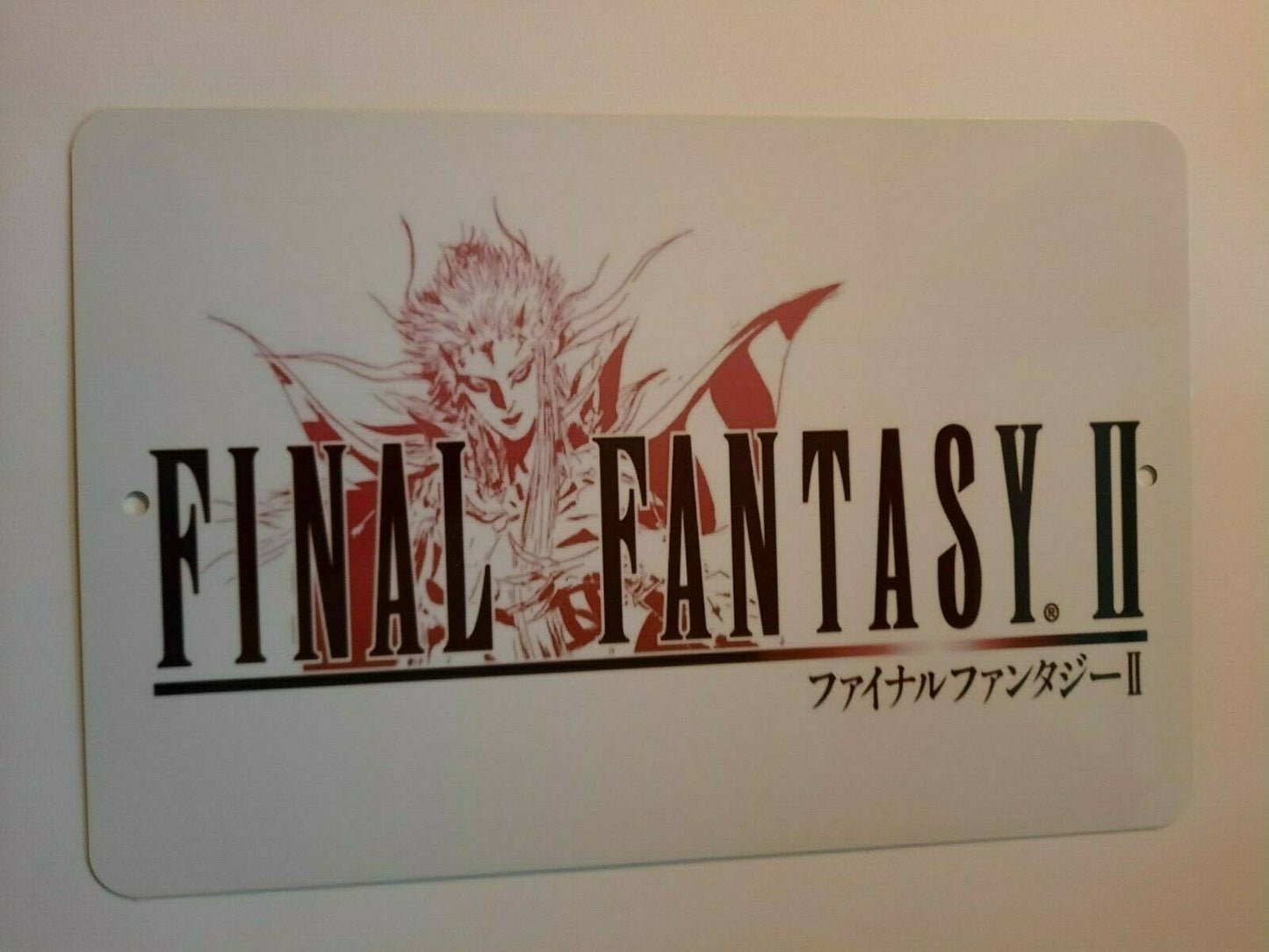 Final Fantasy 2 FFII Video Game 8x12 Metal Wall Sign Arcade
