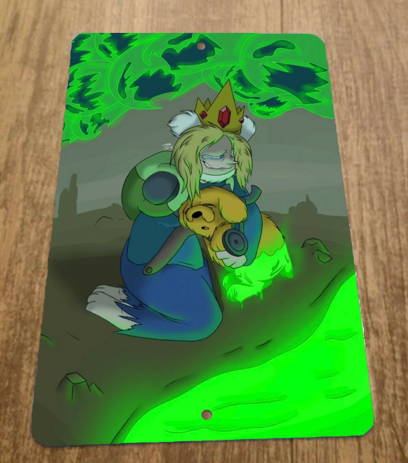 Adventure Time Artwork 8x12 Metal Wall Sign Cartoon