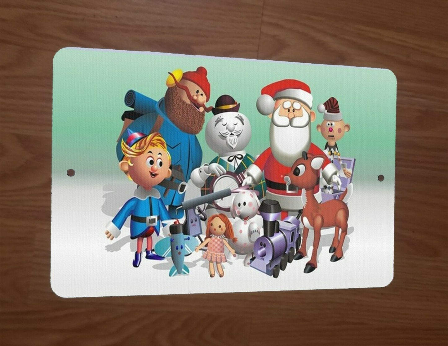 Rudolph the Red Nosed Reindeer #2 Santas Sleigh Christmas Xmas 8x12 Metal Sign Holidays Classic Cartoon Movie Poster