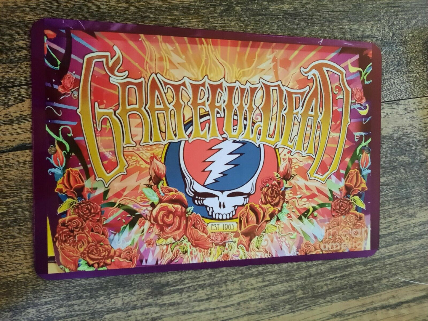 Grateful Dead Poster Art 8x12 Metal Wall Sign Music