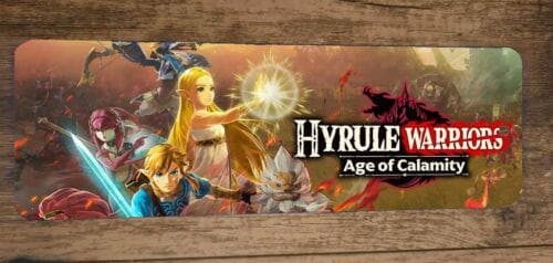 Age of Calamity 4x12 Inch Metal Wall Sign Featuring Video Game Poster from Hyrule Warriors