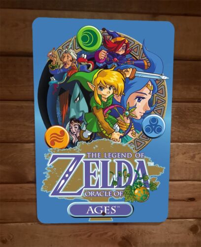 The Legend of Oracle of Zelda Ages 8x12 Metal Wall Sign Video Game Poster
