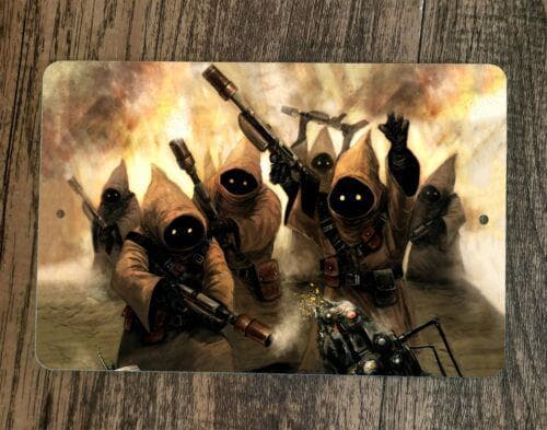 Star Wars Jawas Arwork 8x12 Metal Wall Sign Poster