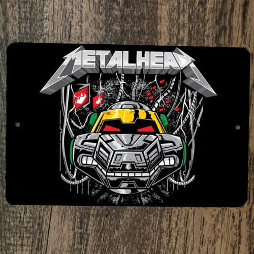 Metalhead 8x12 Metal Wall TMNT Parody Sign