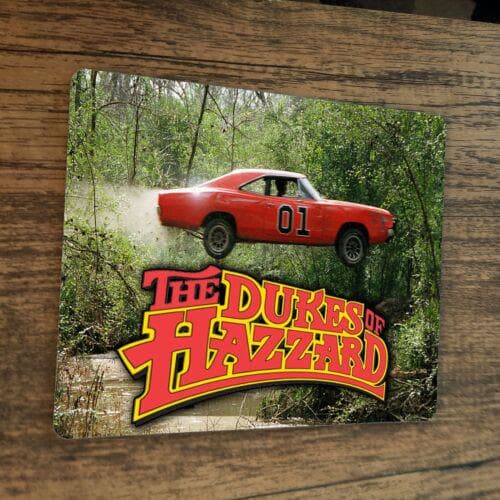 Dukes of Hazzard General Lee Car Jumping Mouse Pad
