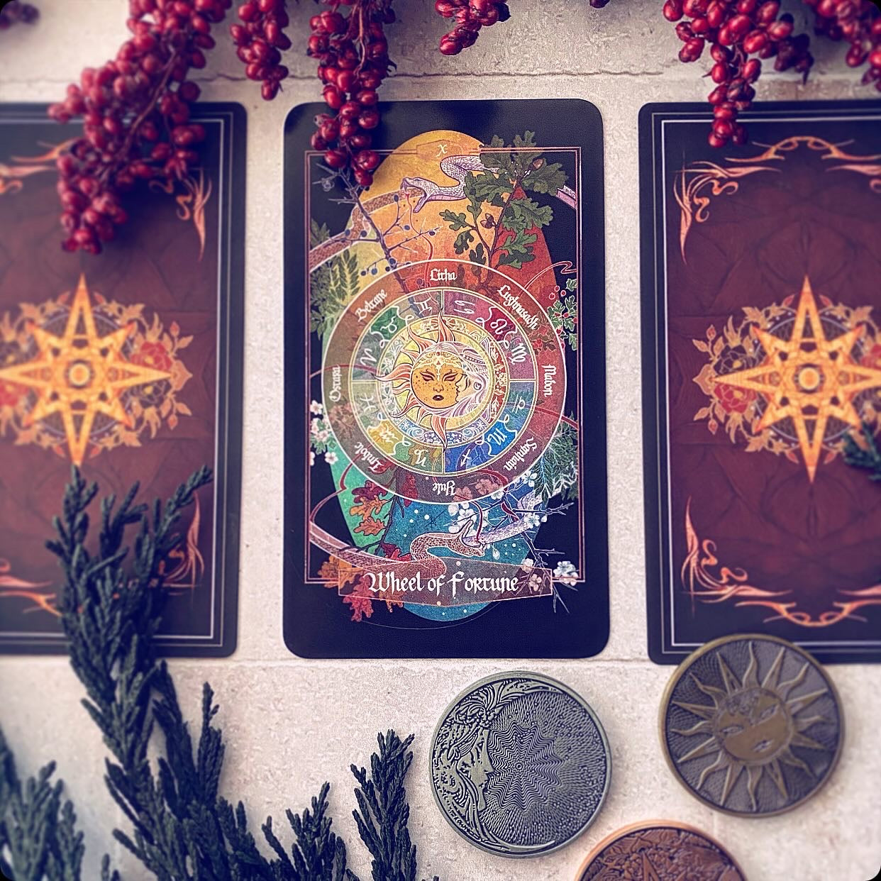 **NEW** Children of Ostara tarot card deck & book set- LIMITED GOLD EDITION