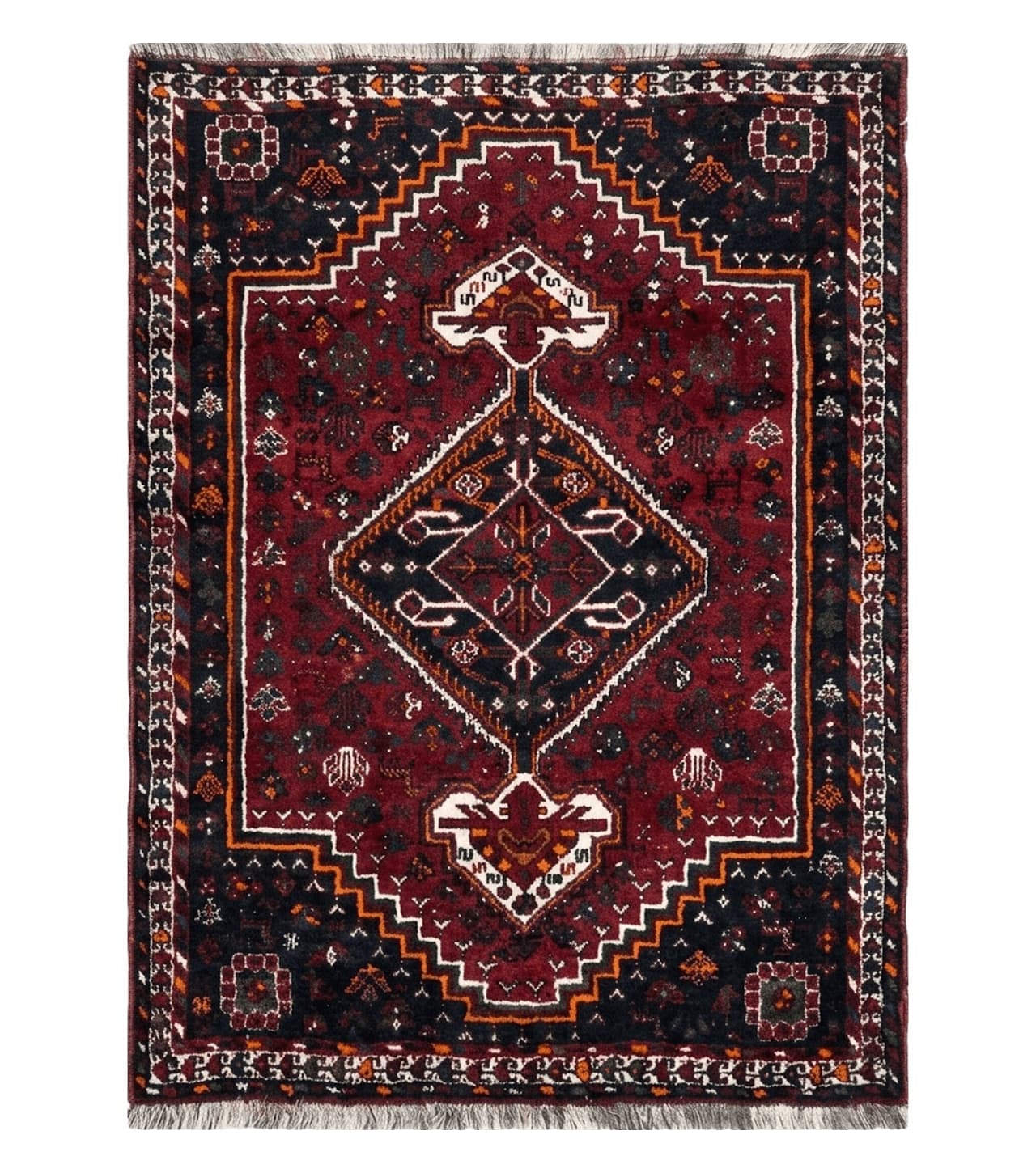 4' X 6' Antique Handmade Turkish Wool Veg Dyes Rug Organic Red Nice M10