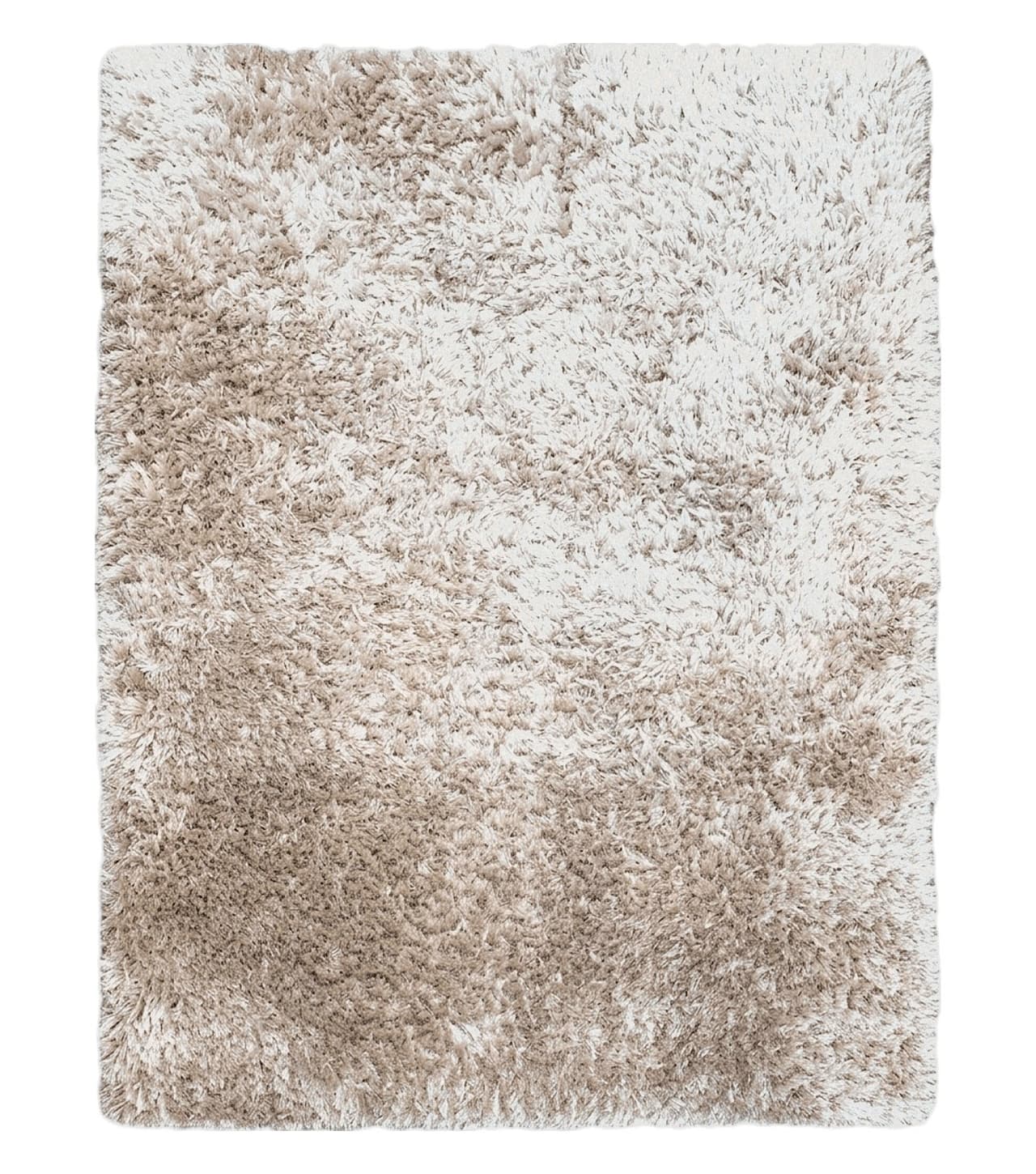 Ivory Shag Rug 6x7, Flokati Carpet, Shaggy Soft Plush Pile Area Rug, Modern Contemporary