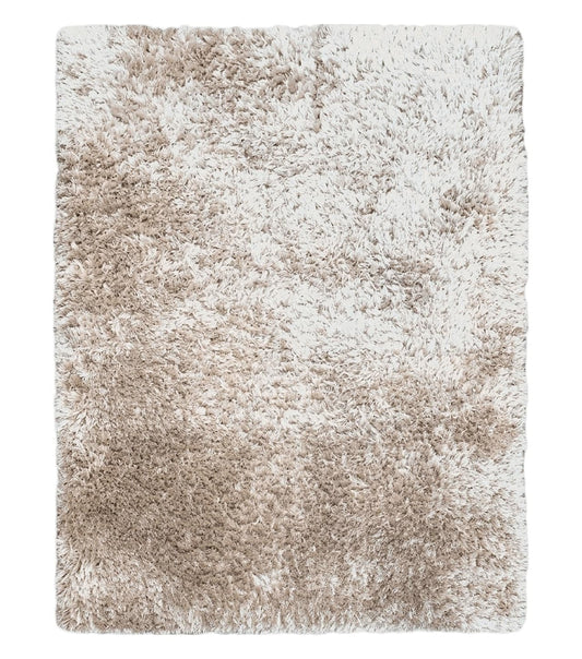 Ivory Shag Rug 6x7, Flokati Carpet, Shaggy Soft Plush Pile Area Rug, Modern Contemporary