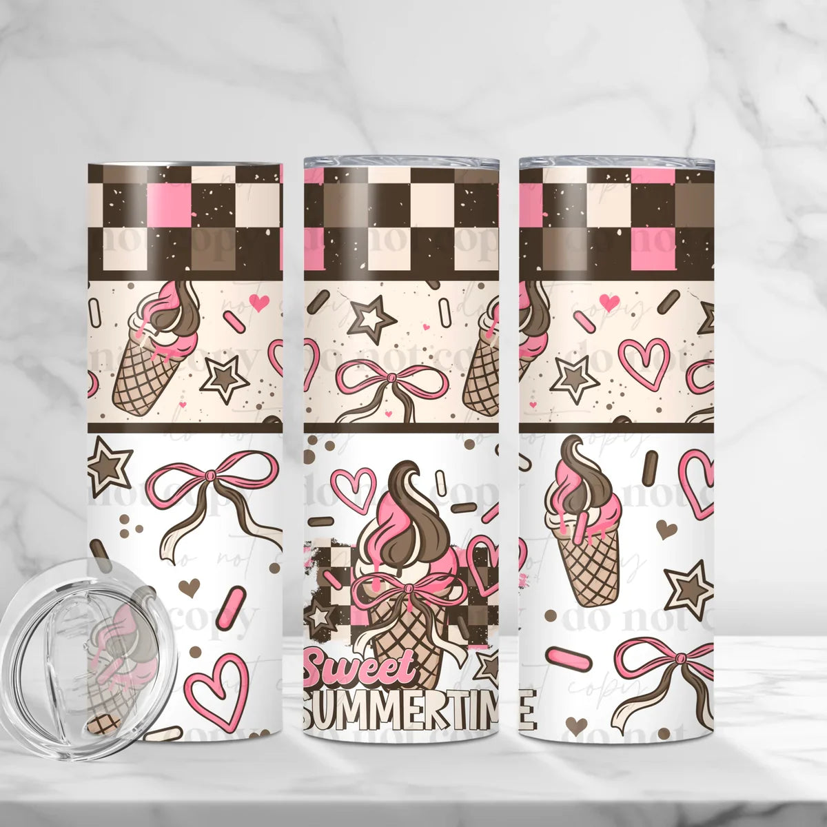 Sweet Summertime 20 oz Skinny Tumbler