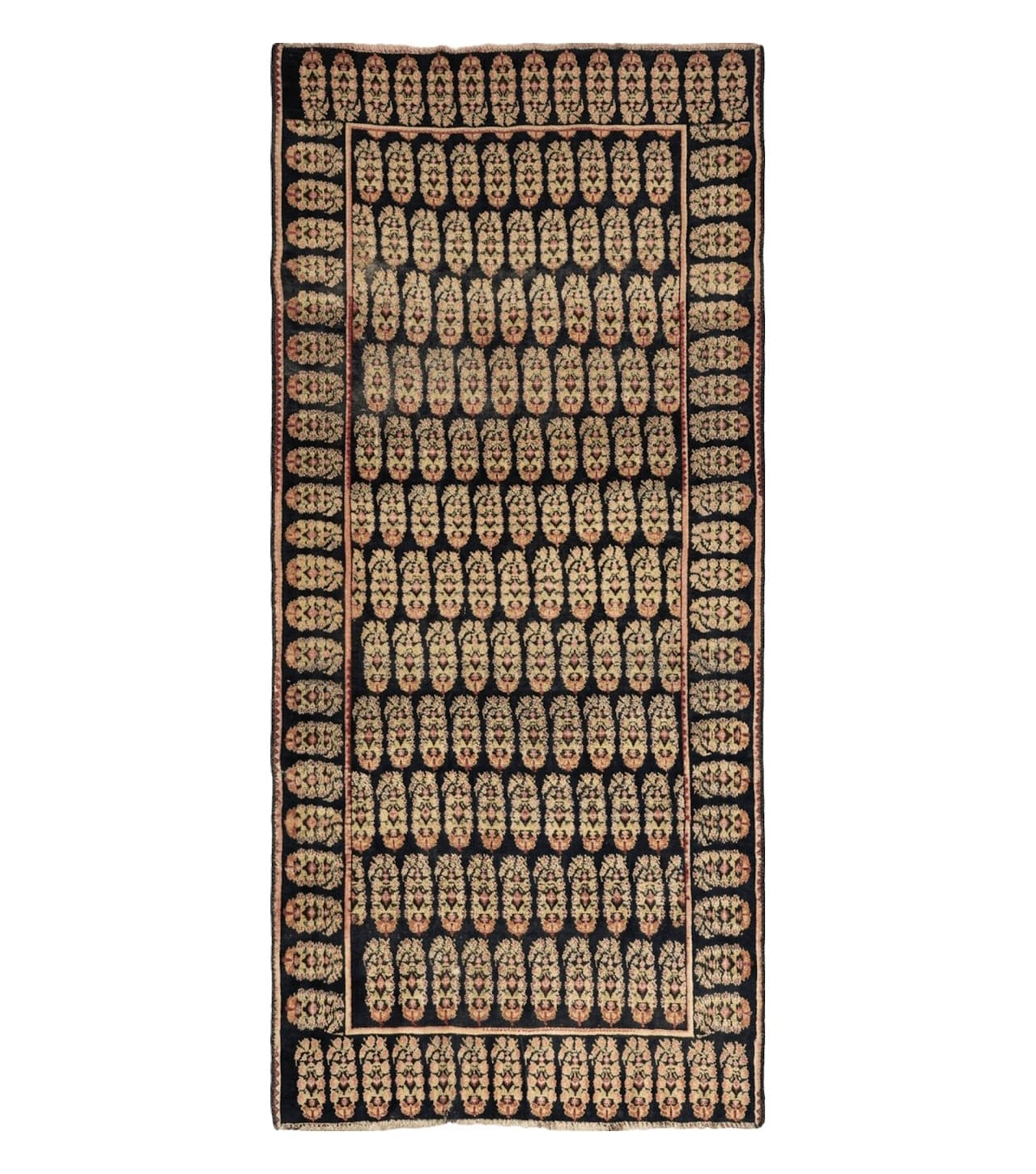 4' X 9' Antique Karabagh Caucasian Rug Handmade Wool Carpet Organic Dyes Nice