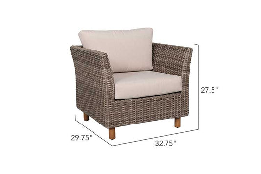 2 Orlando Wicker Stationary Chair