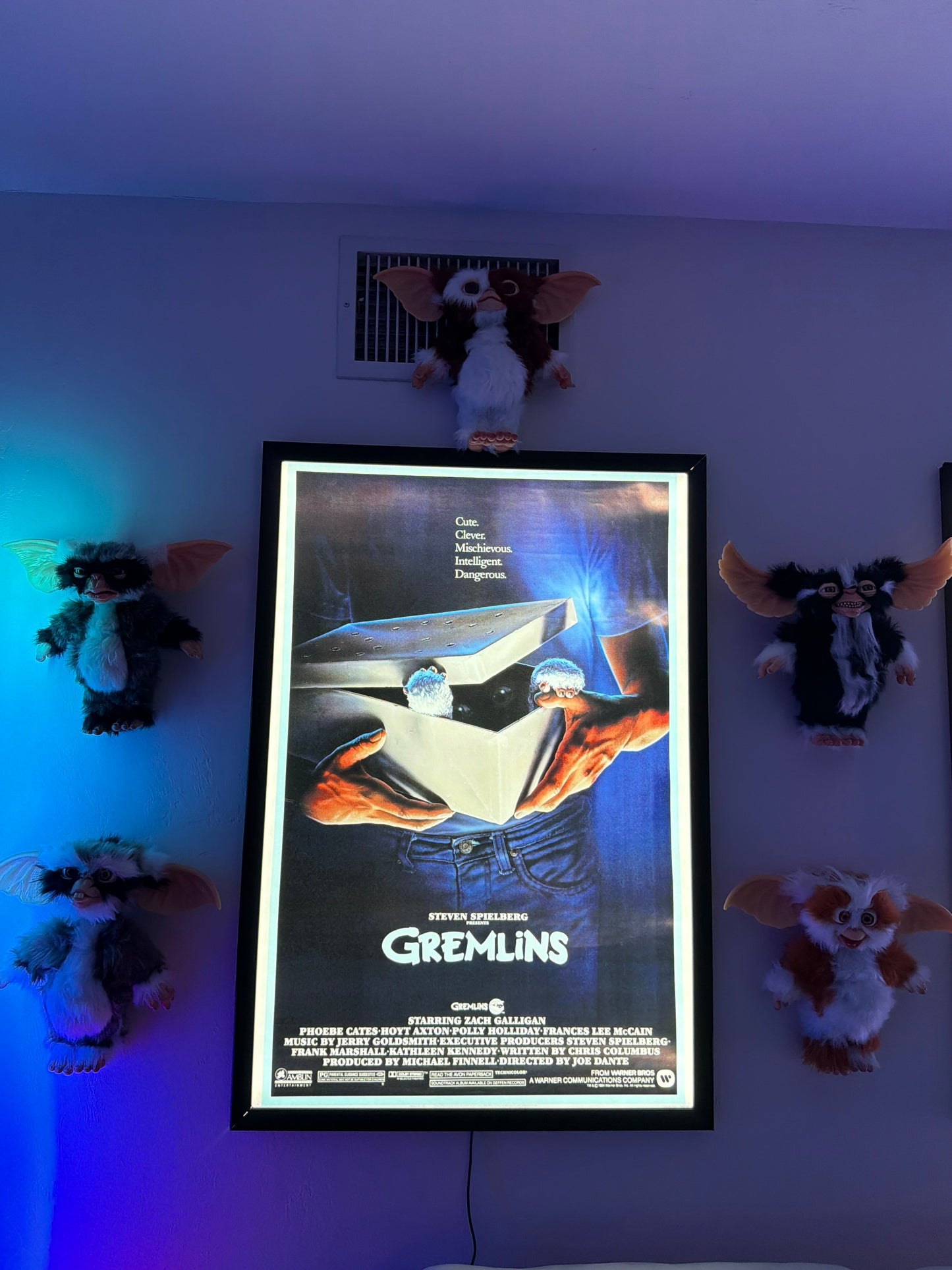 2-PACK Glowbox "World Famous" LED Poster Frames