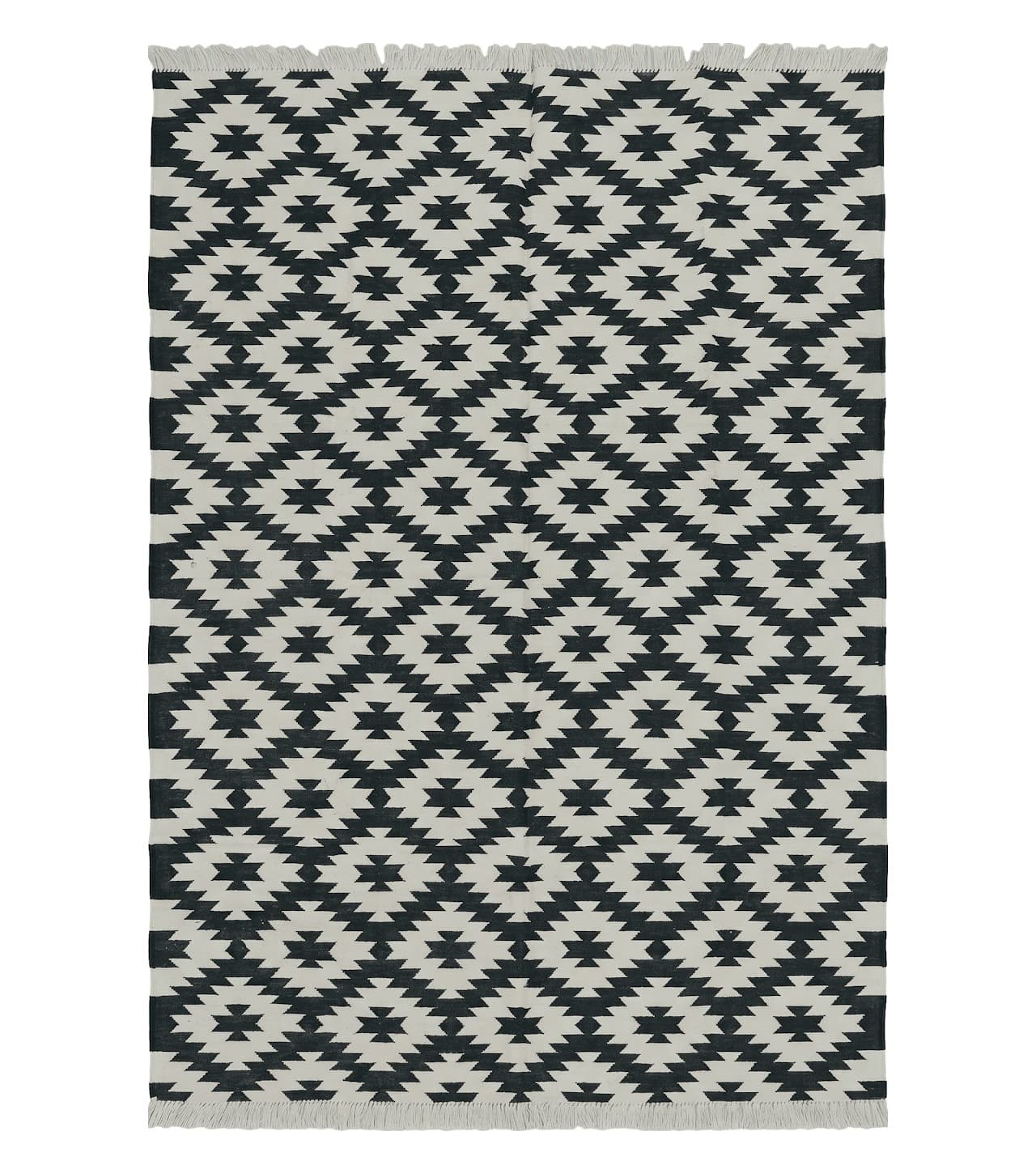 4' X 6' Hand Woven Wool Rug Contemporary Kilim Dhurrie Modern Oriental Area Rug