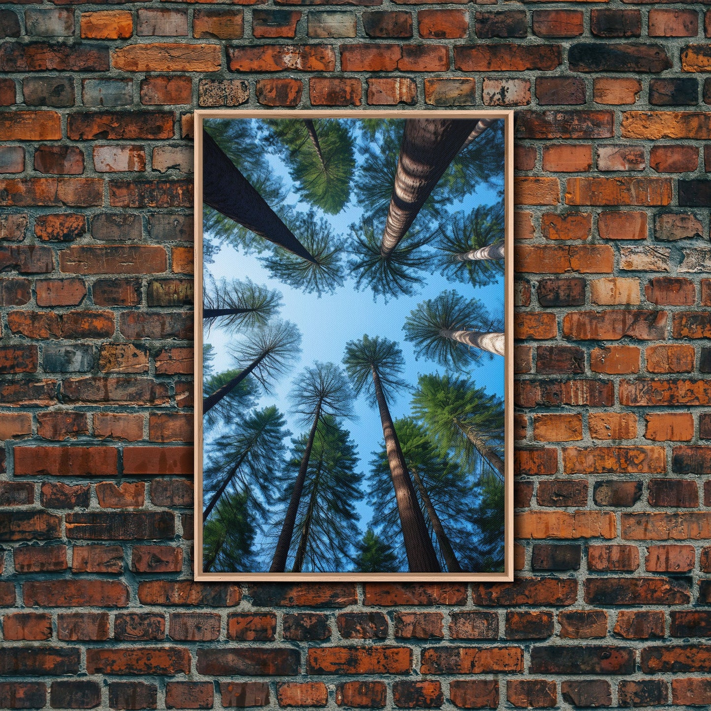 Trees Art Print, Forest Wall Art, Nature Print, Canvas Print, Wall Art, Vertical Art, First Home Gift, Kitchen Wall Decor, Prints Wall Art