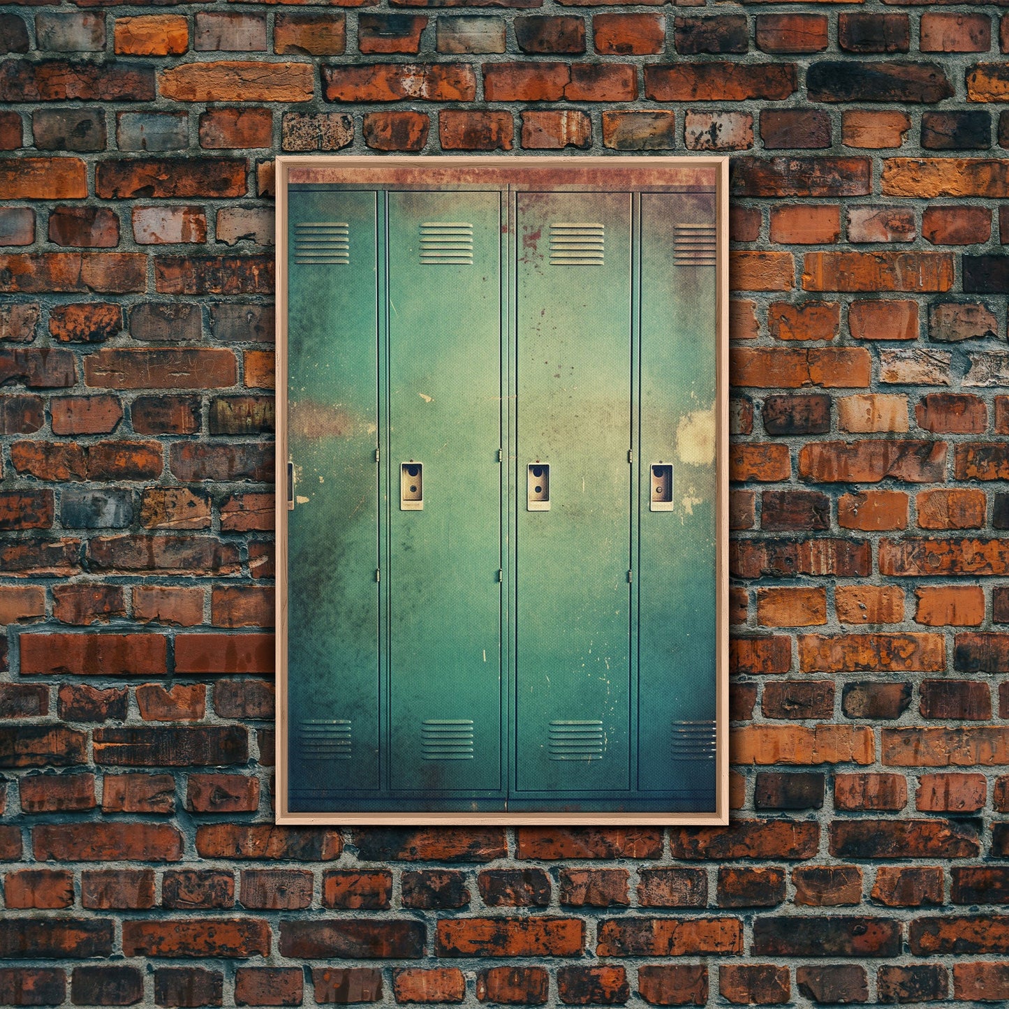 Locker Decor, Rustic Wall Decor, Minimalist Wall Art, Canvas Print, Wall Hanging, Portrait Art, Trendy Wall Art, Modern Prints, Room Decor