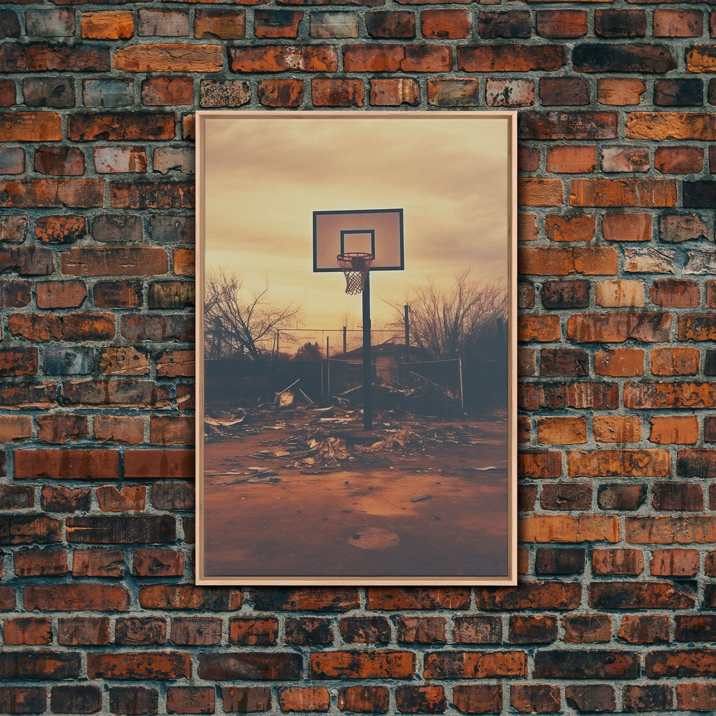 Basketball Wall Art, Sports Wall Art, Canvas Print, Wall Hanging, Portrait Art, Family Home Decor, Housewarming Gift, College Dorm Decor