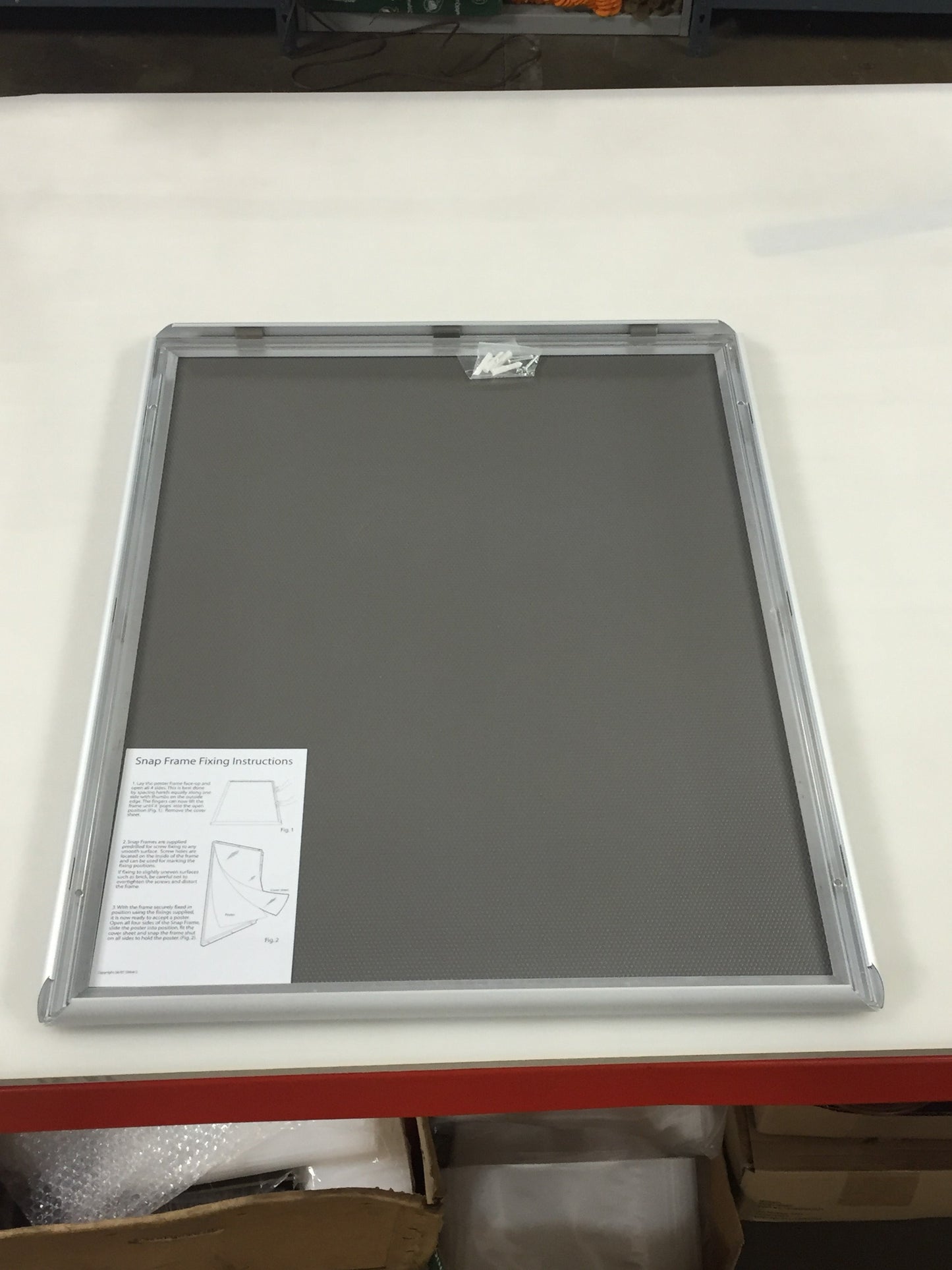 Premium Anodized Aluminum Poster Frame — Custom Size Made in the USA