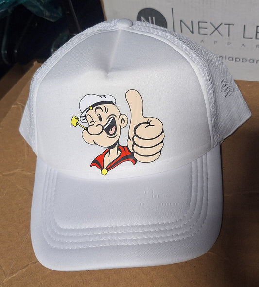 Adjustable Trucker Baseball Hat Cap Popeye the Sailor Man