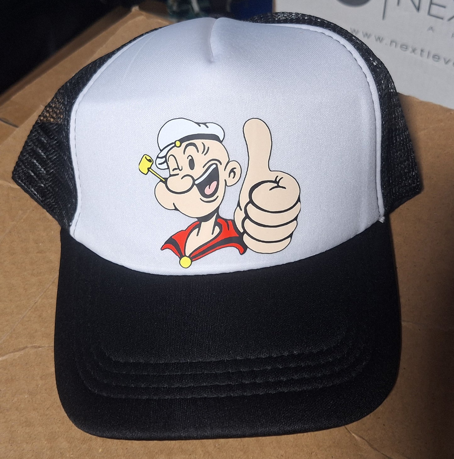 Adjustable Trucker Baseball Hat Cap Popeye the Sailor Man