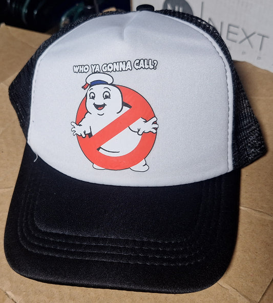 Adjustable Trucker Baseball Hat Cap Ghostbusters Stay Puft Who Ya Gonna Call