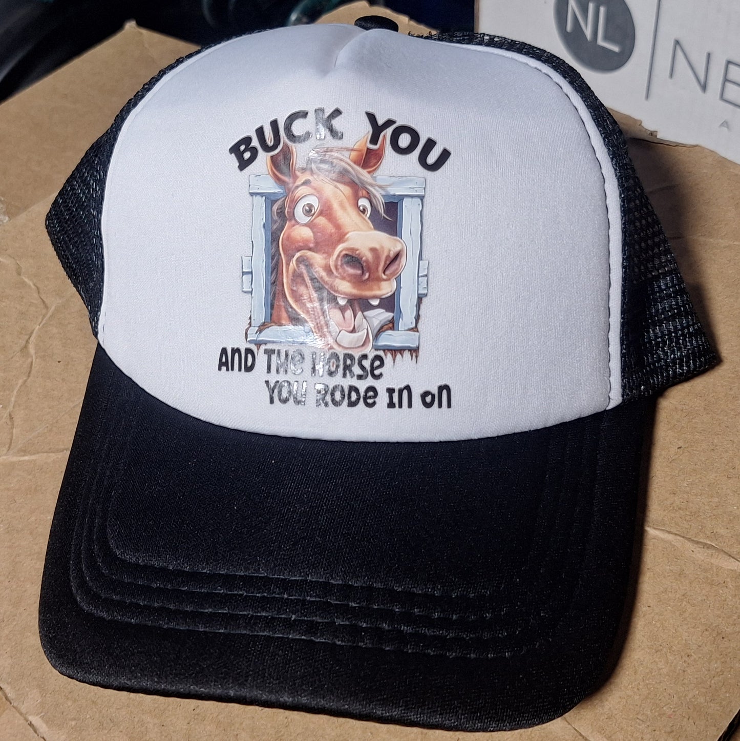 Adjustable Trucker Baseball Hat Cap Buck You and the Horse You Rode in On