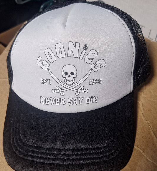 Adjustable Trucker Baseball Hat Cap Goonies Never Say Die