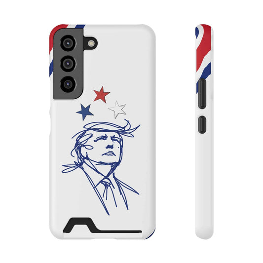 Minimal Line Portrait MagSafe iPhone Case — Say Less Edition