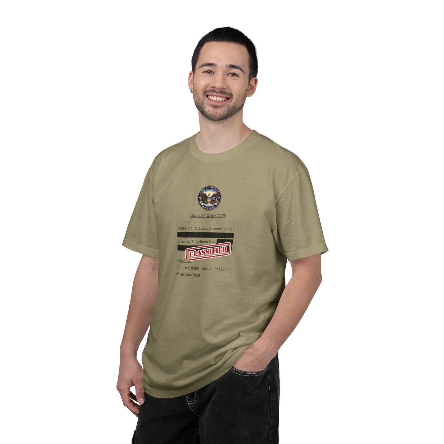 The Nap Directive Unisex T-Shirt – Official Rest Policy Graphic Tee